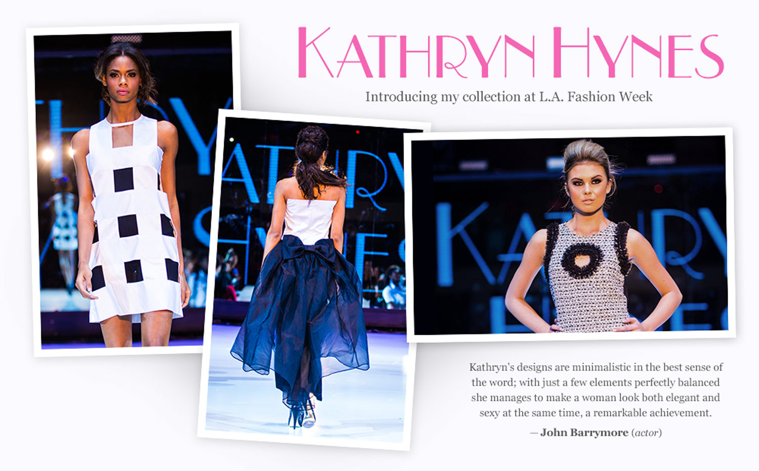 Kathryn Hynes Spring/Summer 2014 Collection